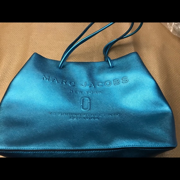 Marc Jacobs Metallic Shopper Tote - Picture 2 of 3